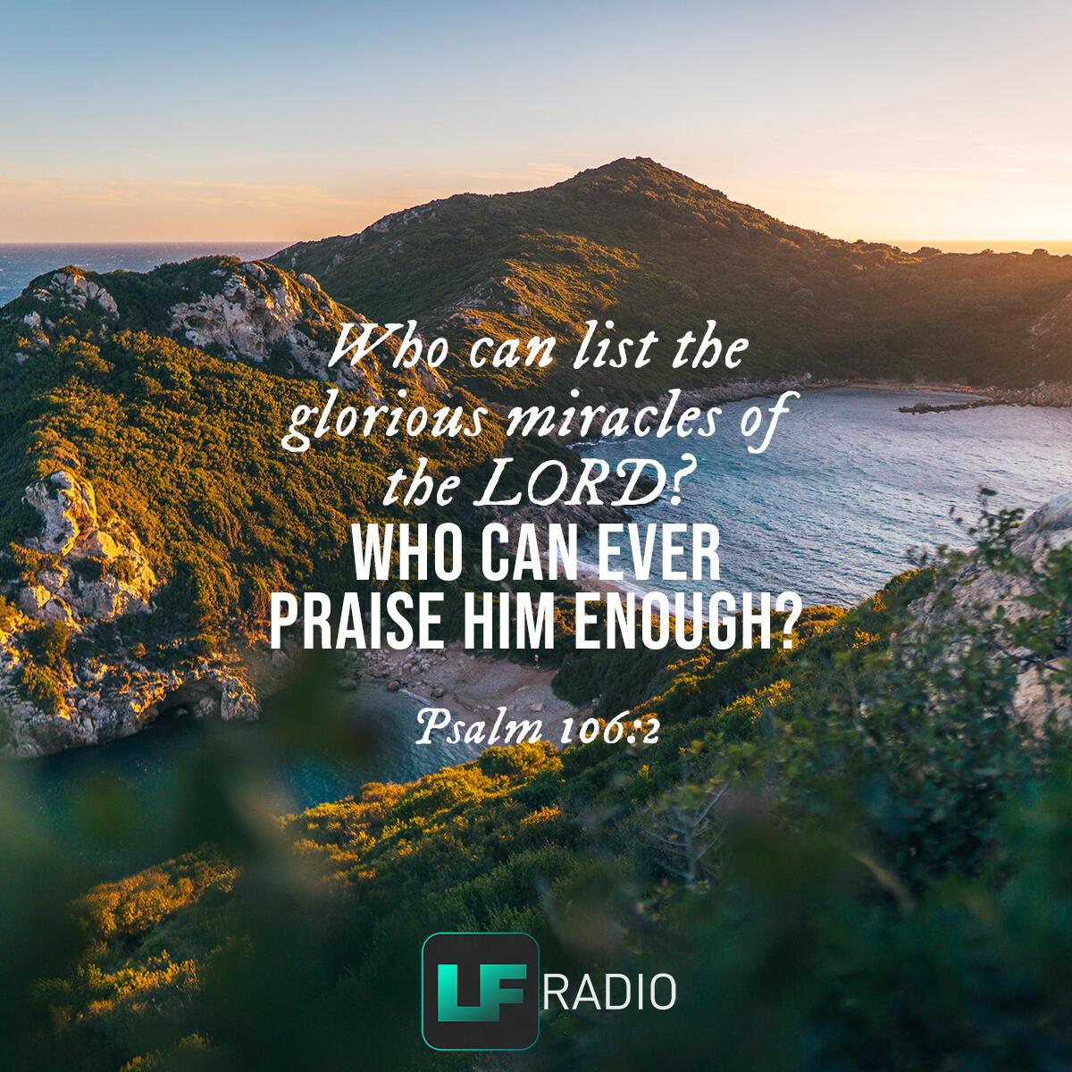 Psalm 106:2 - Verse of the Day