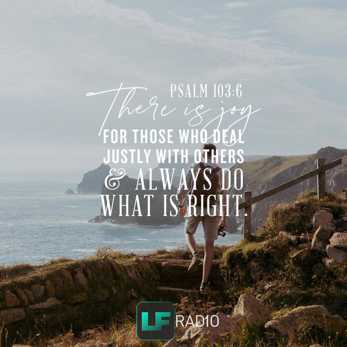 Psalm 106:3 - Verse of the Day