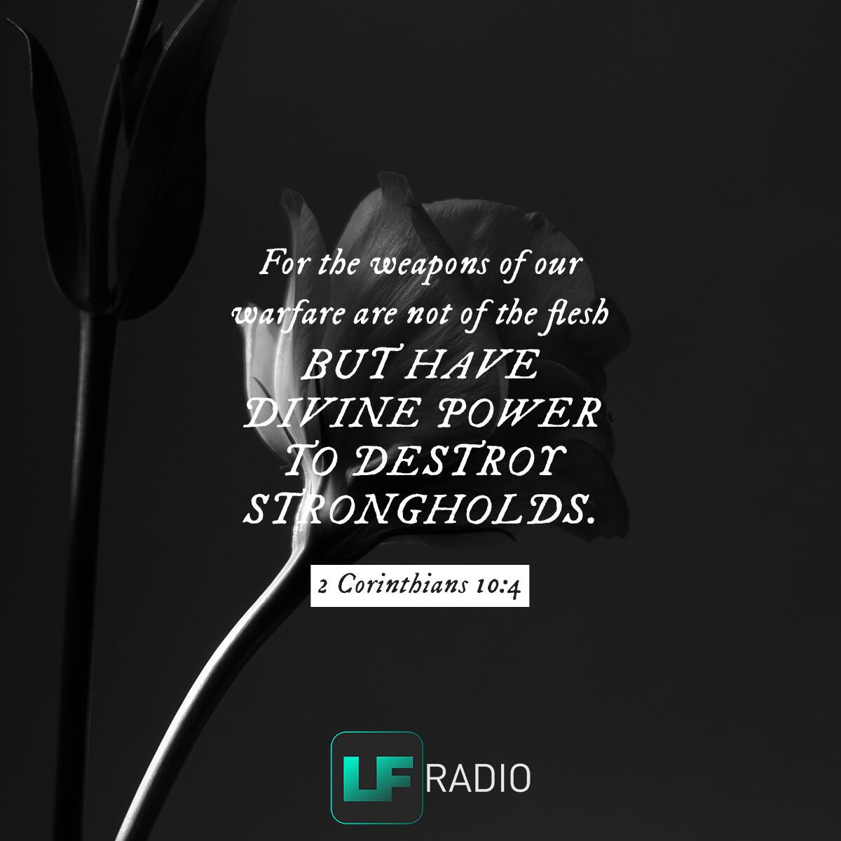 2 Corinthians 10:4 - Verse of the Day