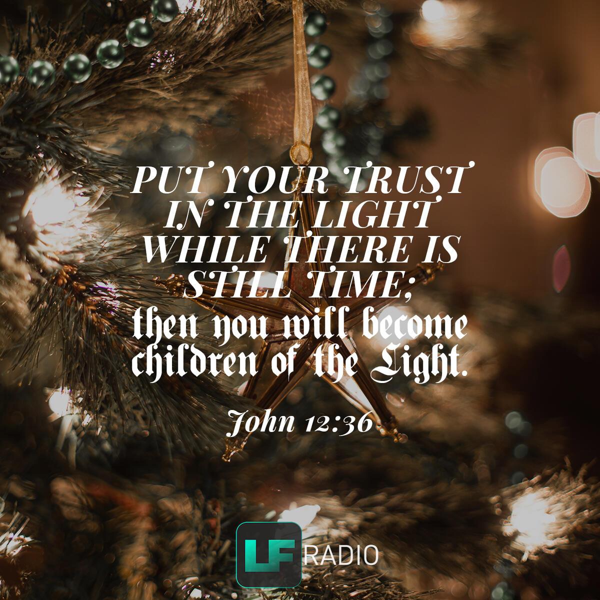 John 12:36 - Verse of the Day