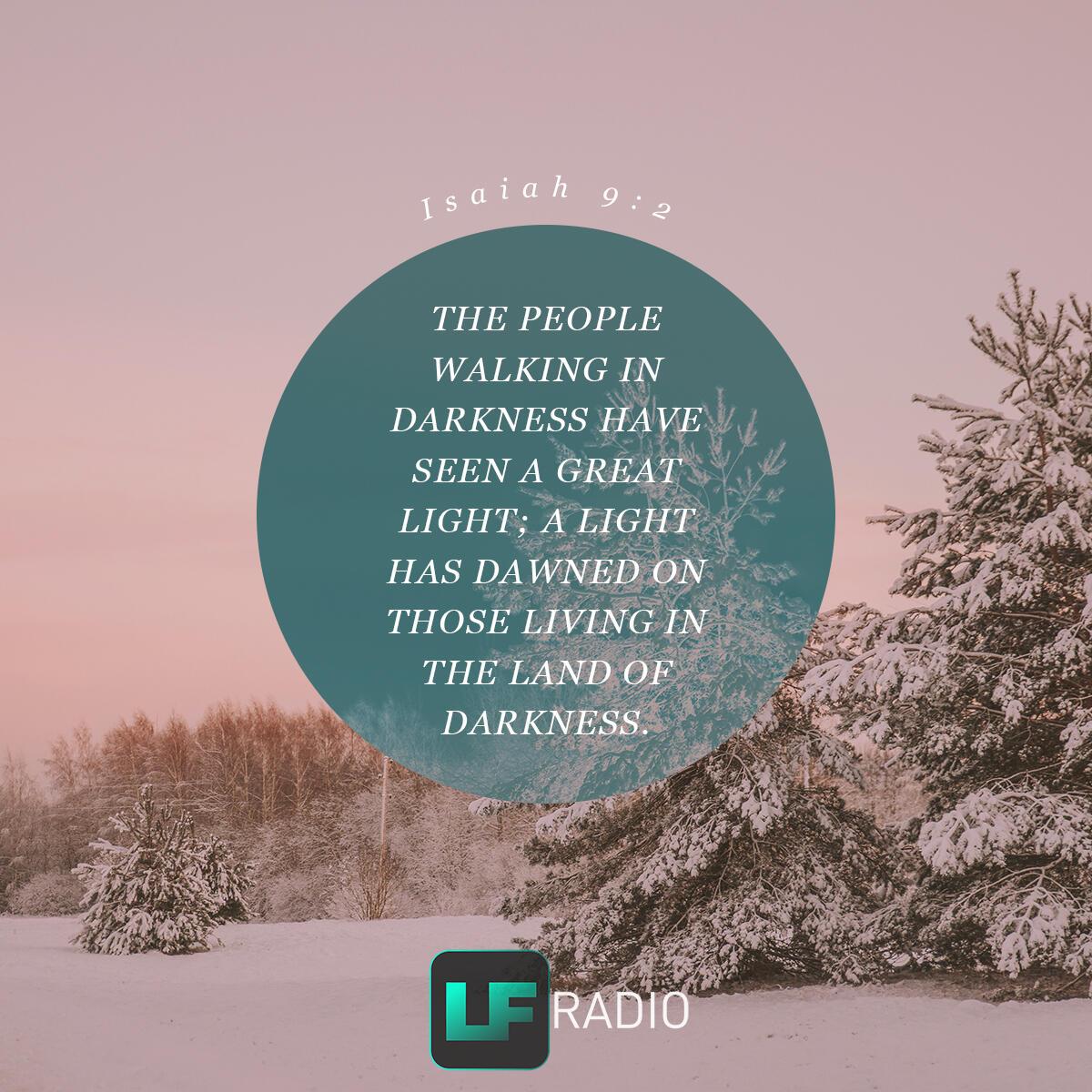Isaiah 9:2 - Verse of the Day