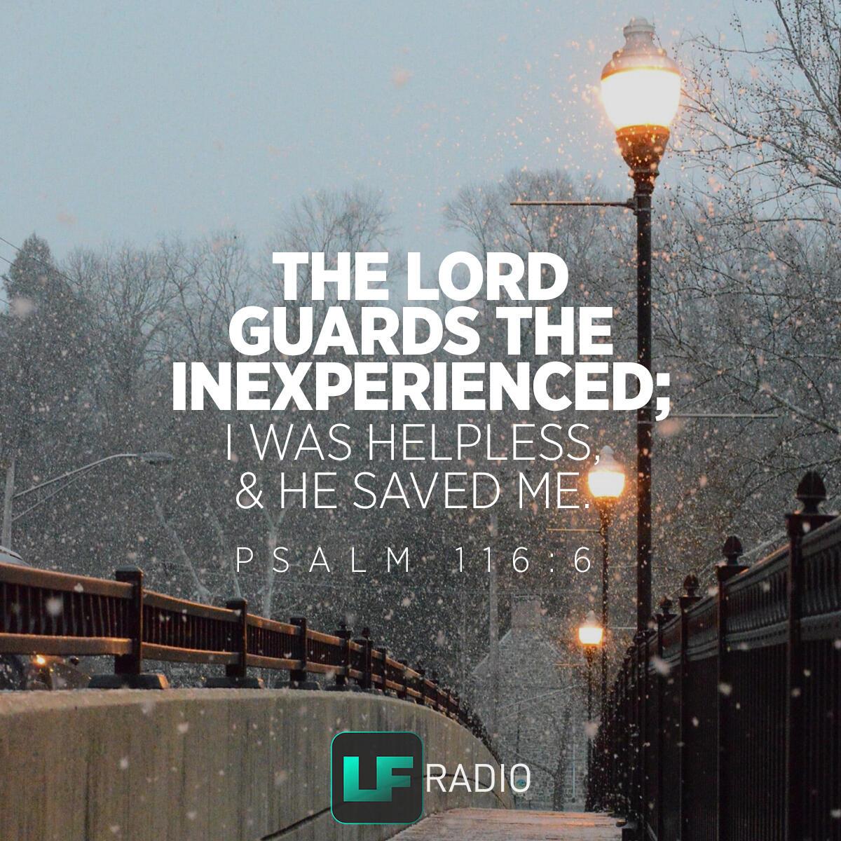 Psalm 116:6 - Verse of the Day