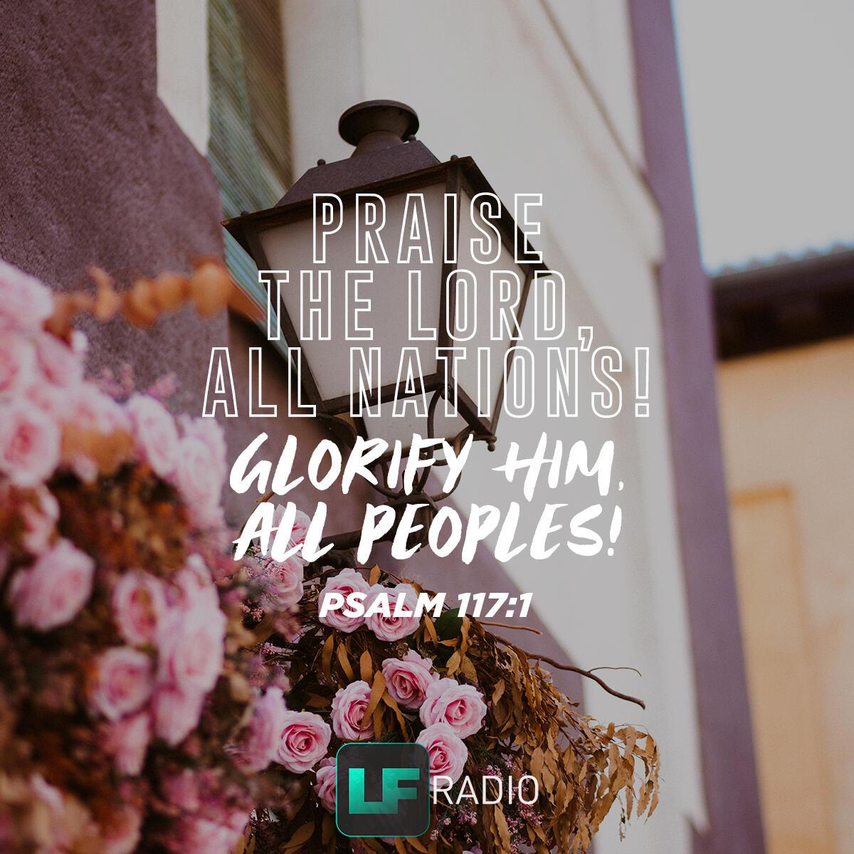 Psalm 117:1 - Verse of the Day