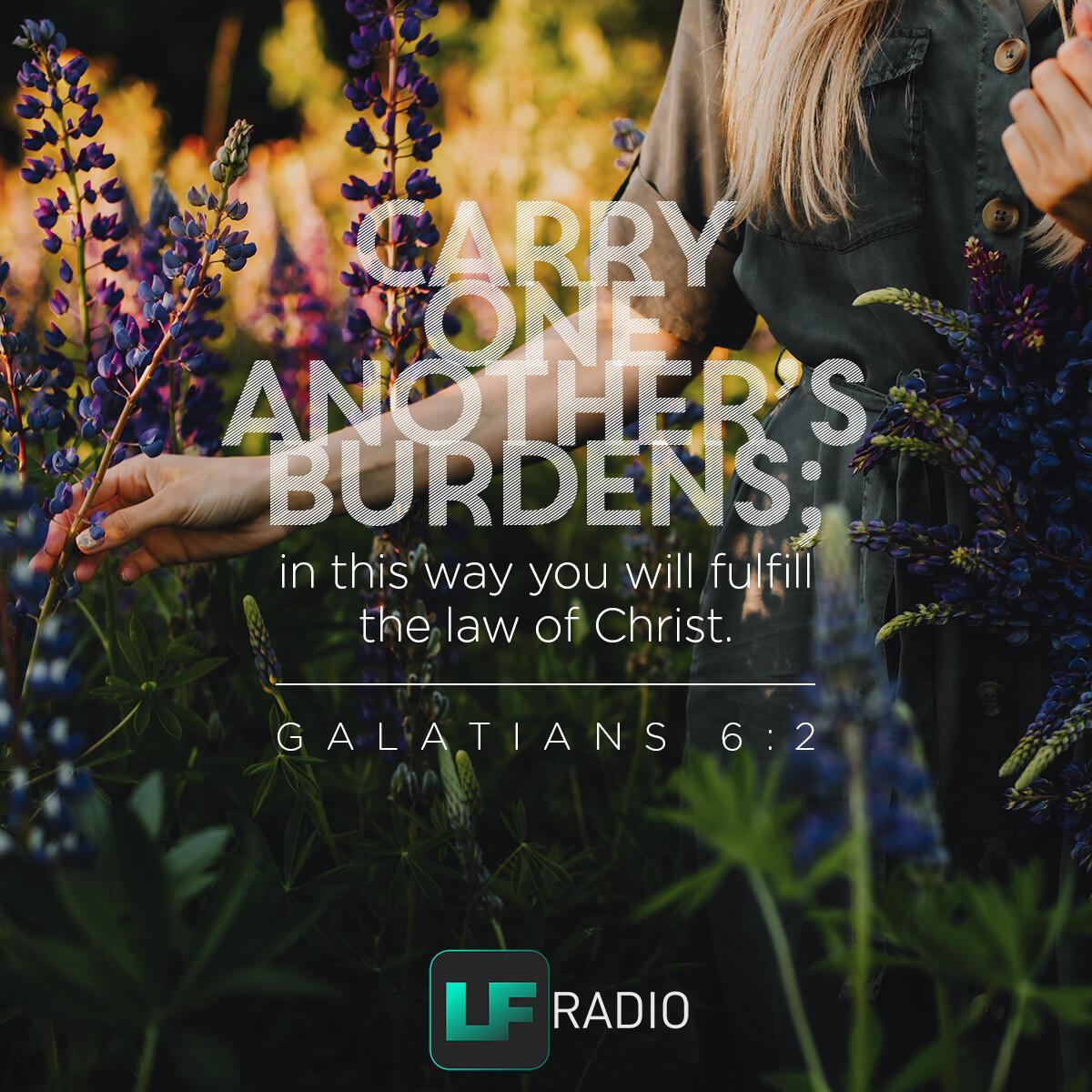 Galatians 6:2 - Verse of the Day