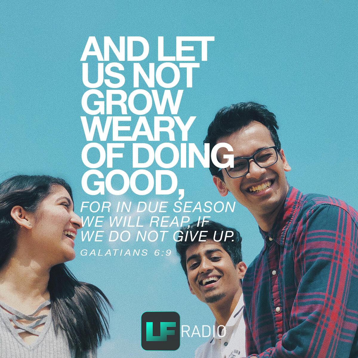 Galatians 6:9 - Verse of the Day