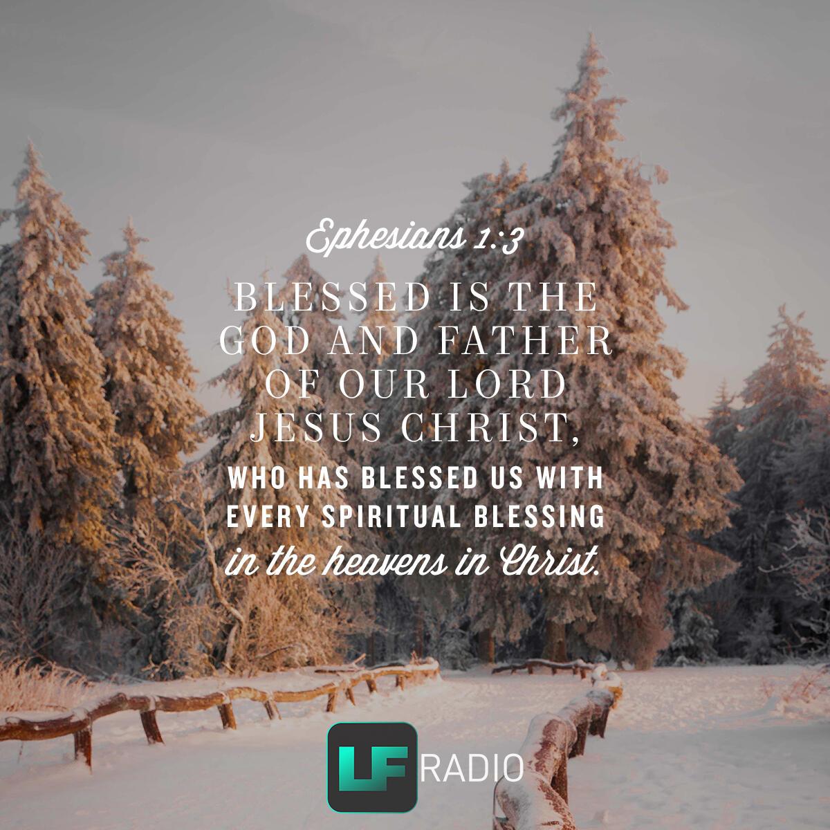 Ephesians 1:3 - Verse of the Day