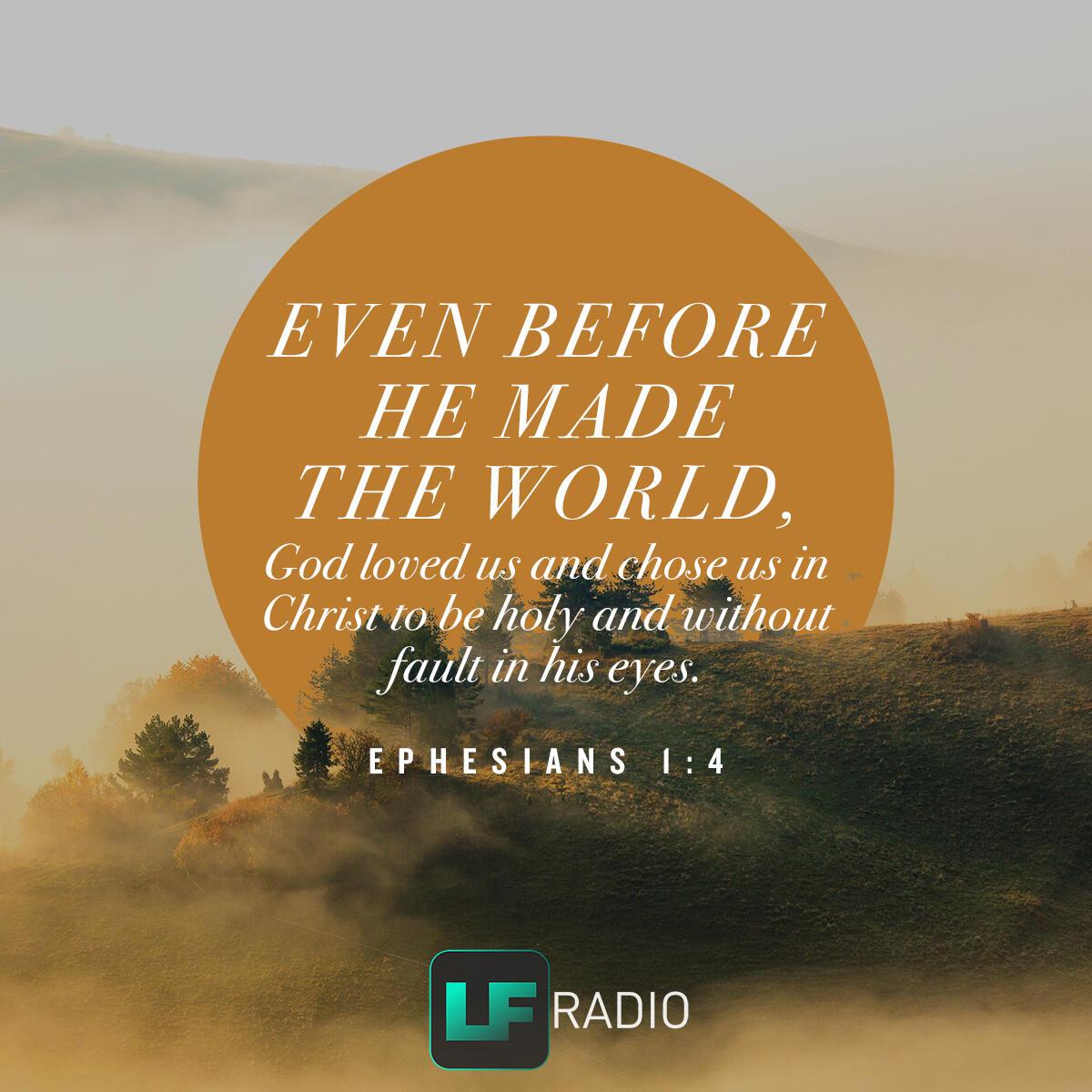 Ephesians 1:4 - Verse of the Day