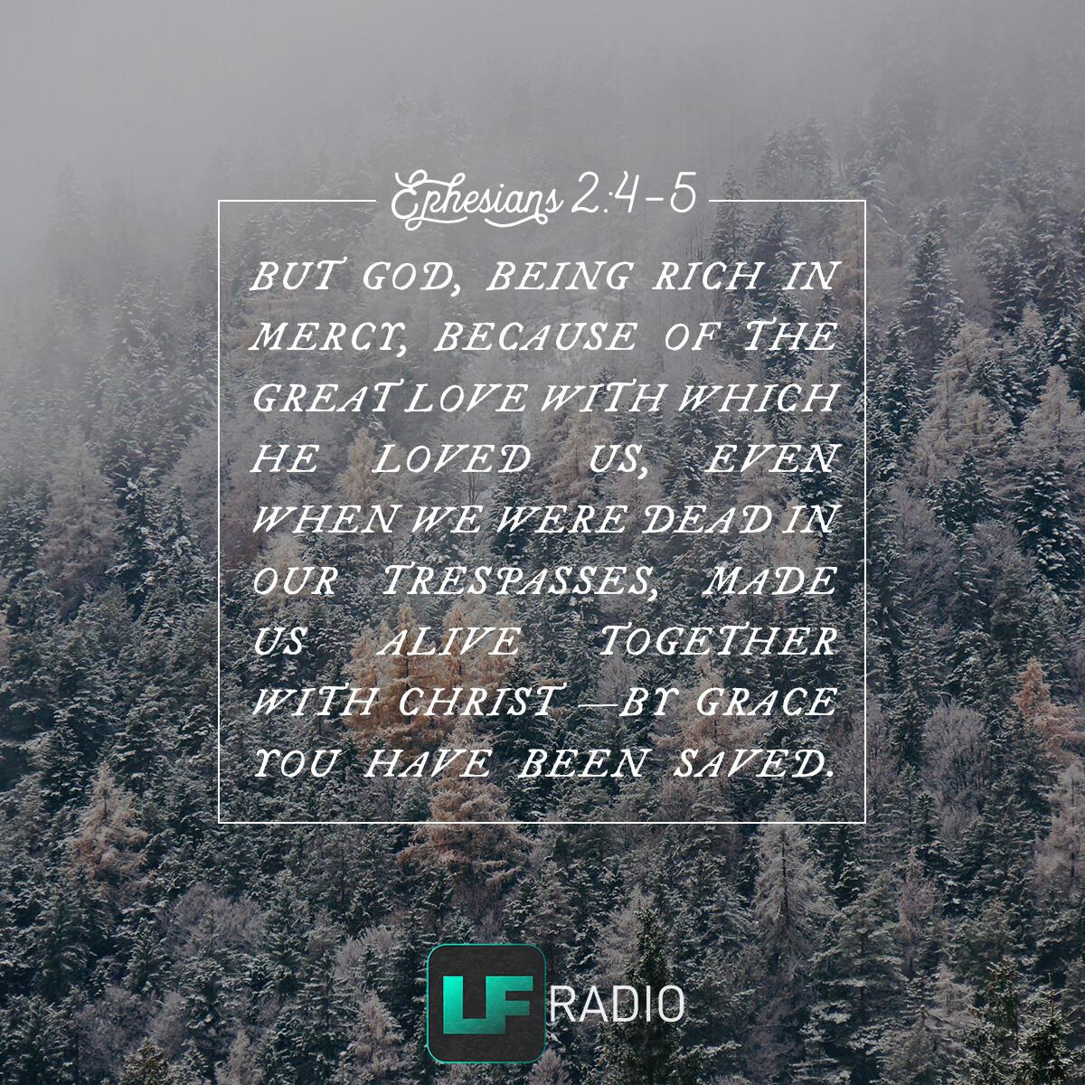 Ephesians 2:4-5 - Verse of the Day