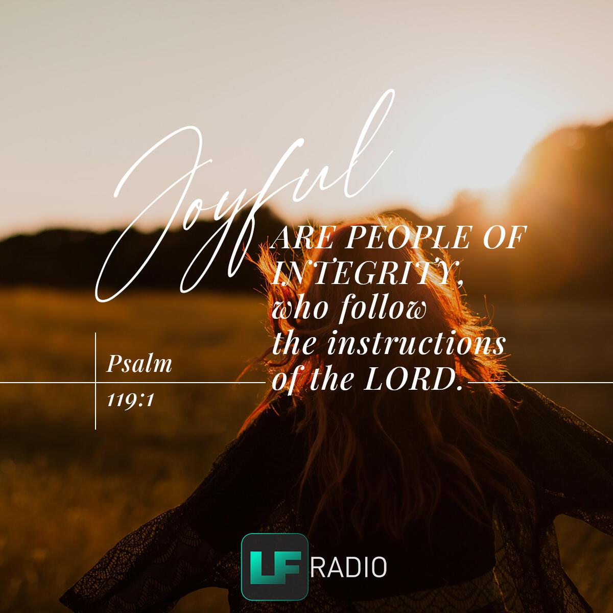 Psalm 119:1 - Verse of the Day