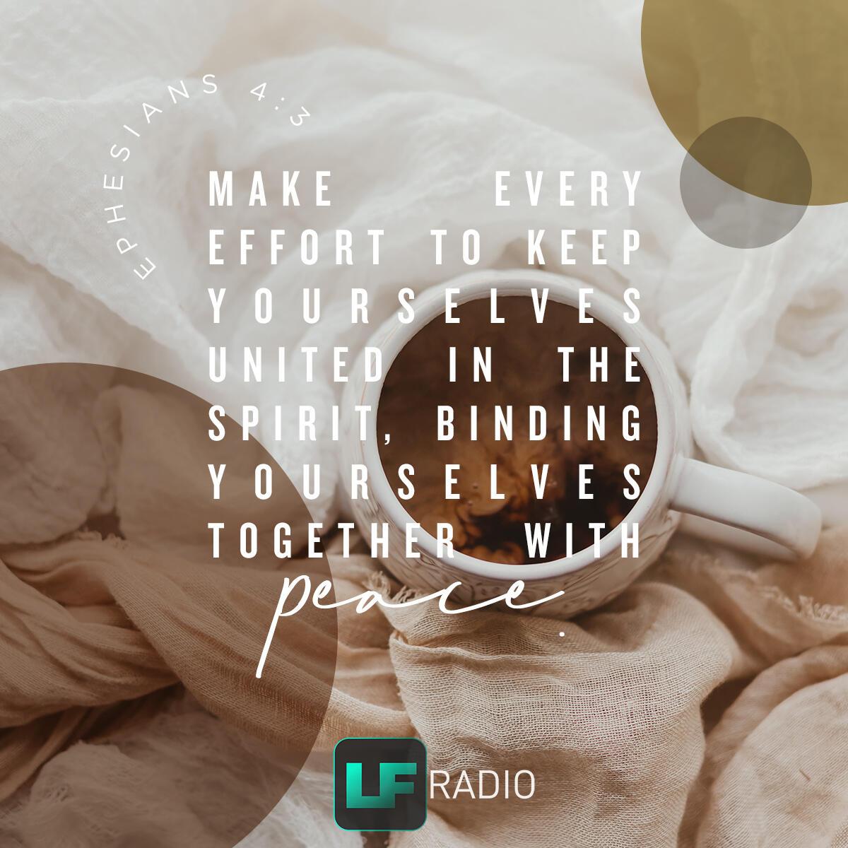 Ephesians 4:3 - Verse of the Day