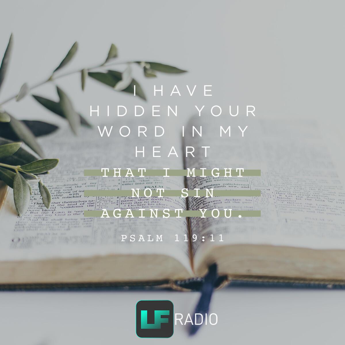 Psalm 119:11 - Verse of the Day