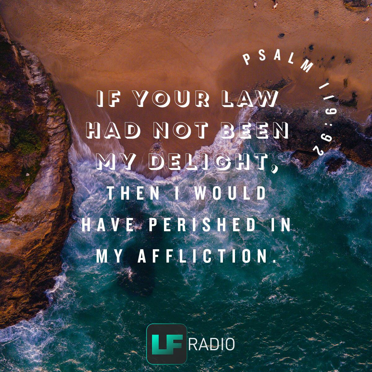 Psalm 119:92 - Verse of the Day