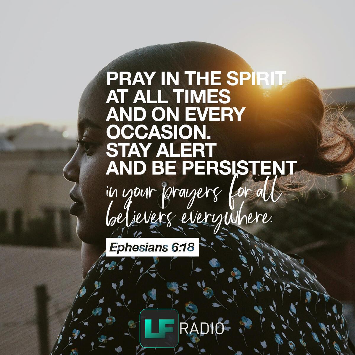 Ephesians 6:18 - Verse of the Day