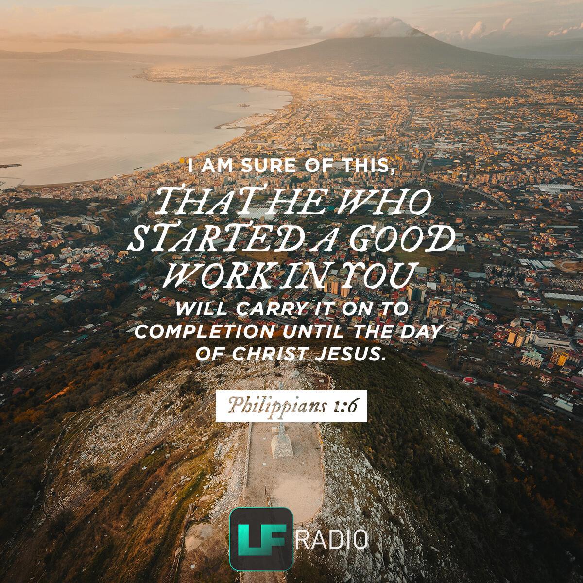 Philippians 1:6 - Verse of the Day