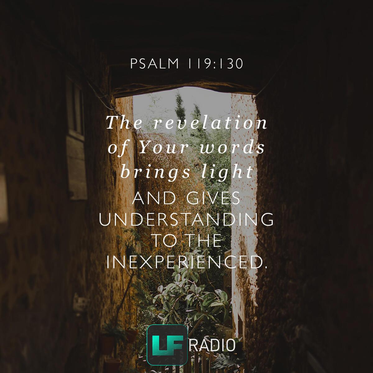 Psalm 119:130 - Verse of the Day