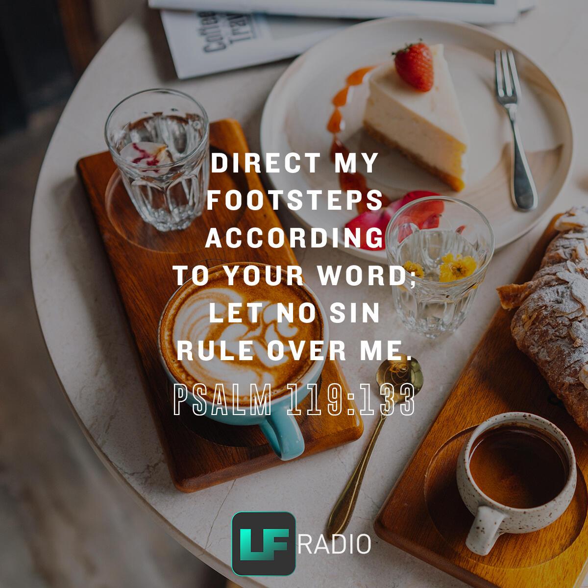 Psalm 119:133 - Verse of the Day