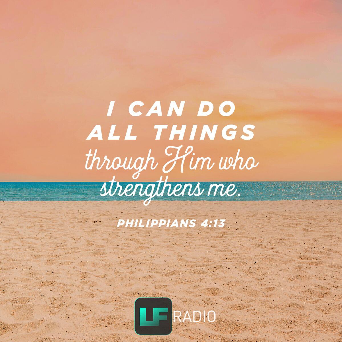 Philippians 4:13 - Verse of the Day