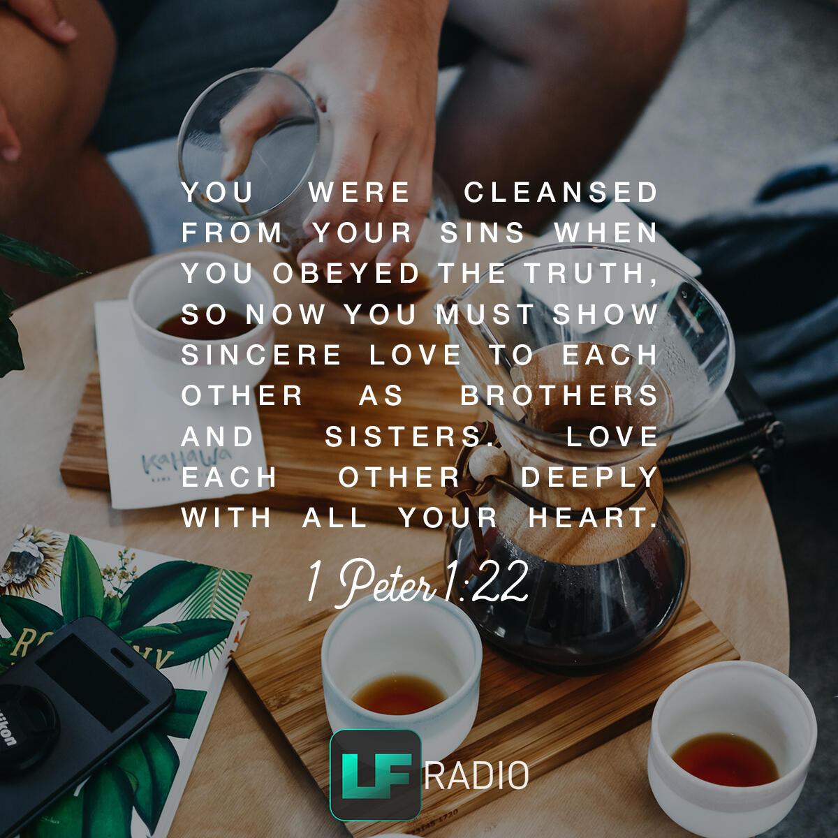 1 Peter 1:22 - Verse of the Day