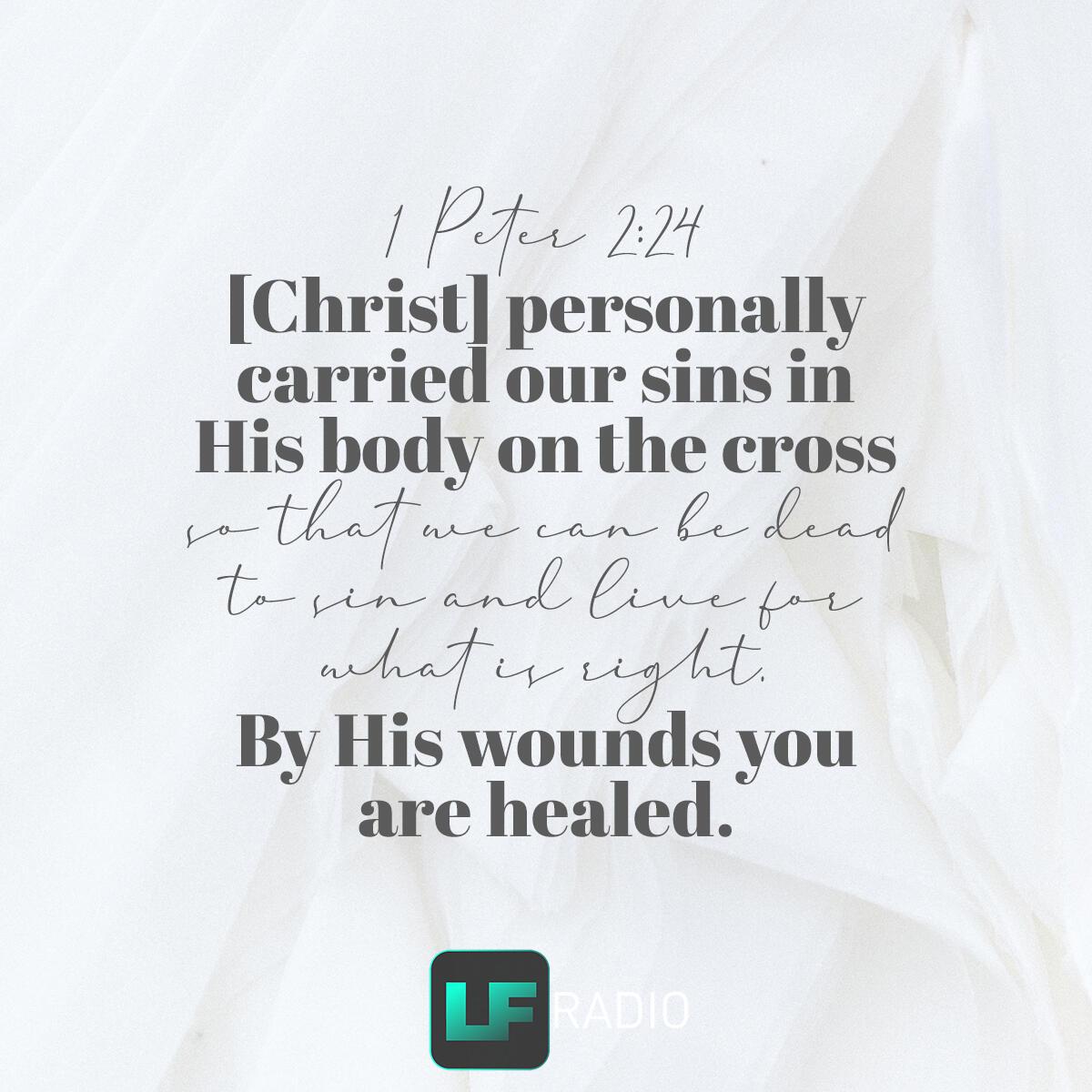 1 Peter 2;24 - Verse of the Day