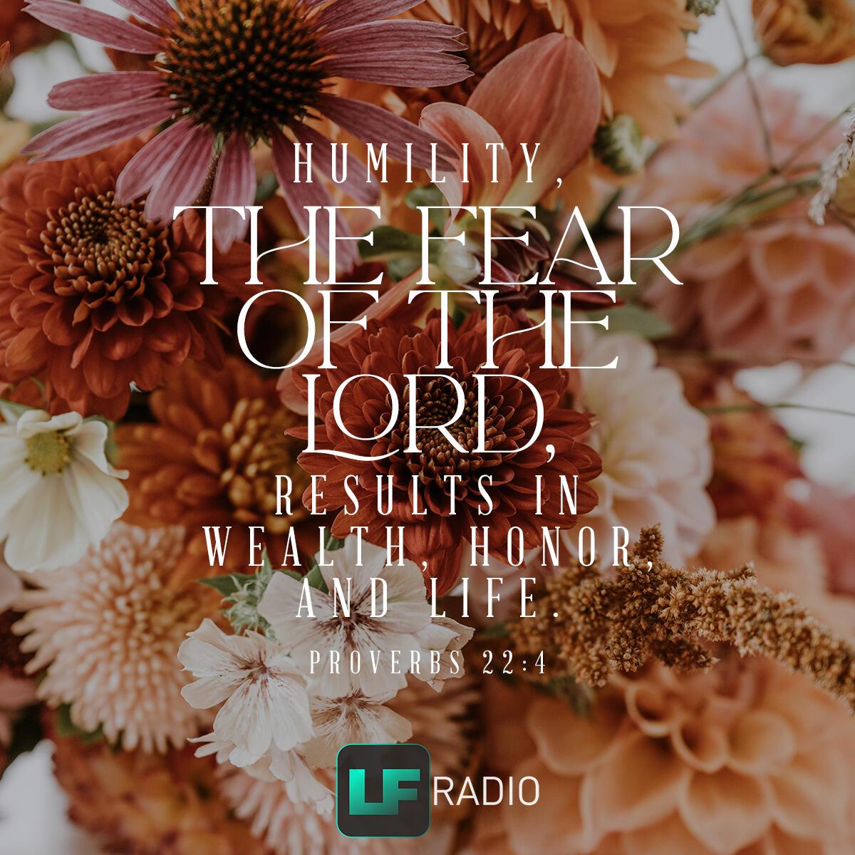Proverbs 22:4 - Verse of the Day