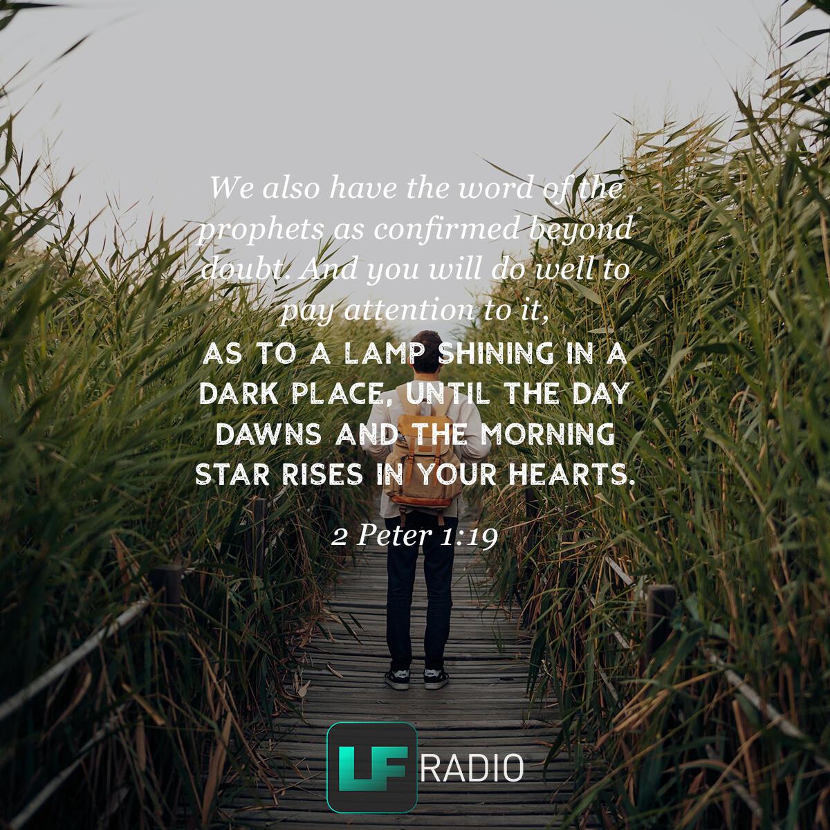 2 Peter 1:19 - Verse of the Day