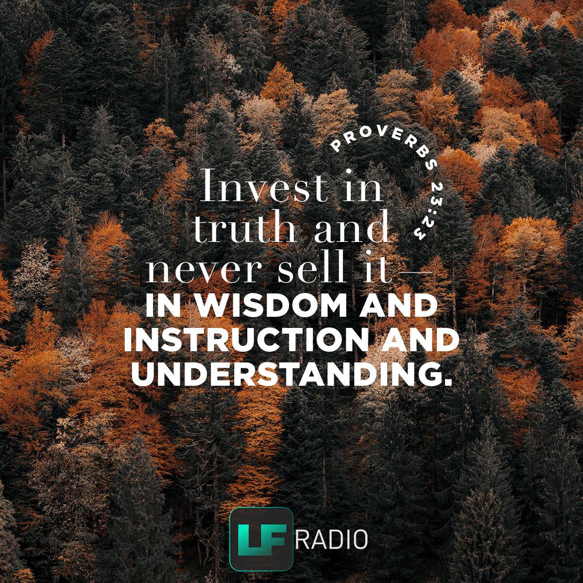 Proverbs 23:23 - Verse of the Day