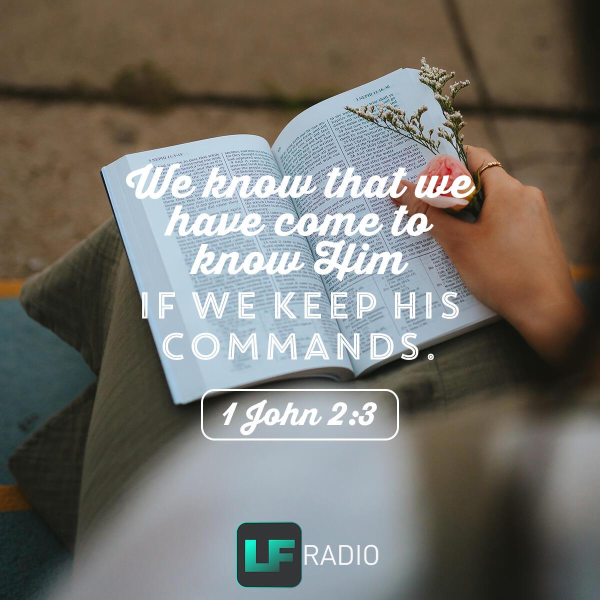 1 John 2:3 - Verse of the Day
