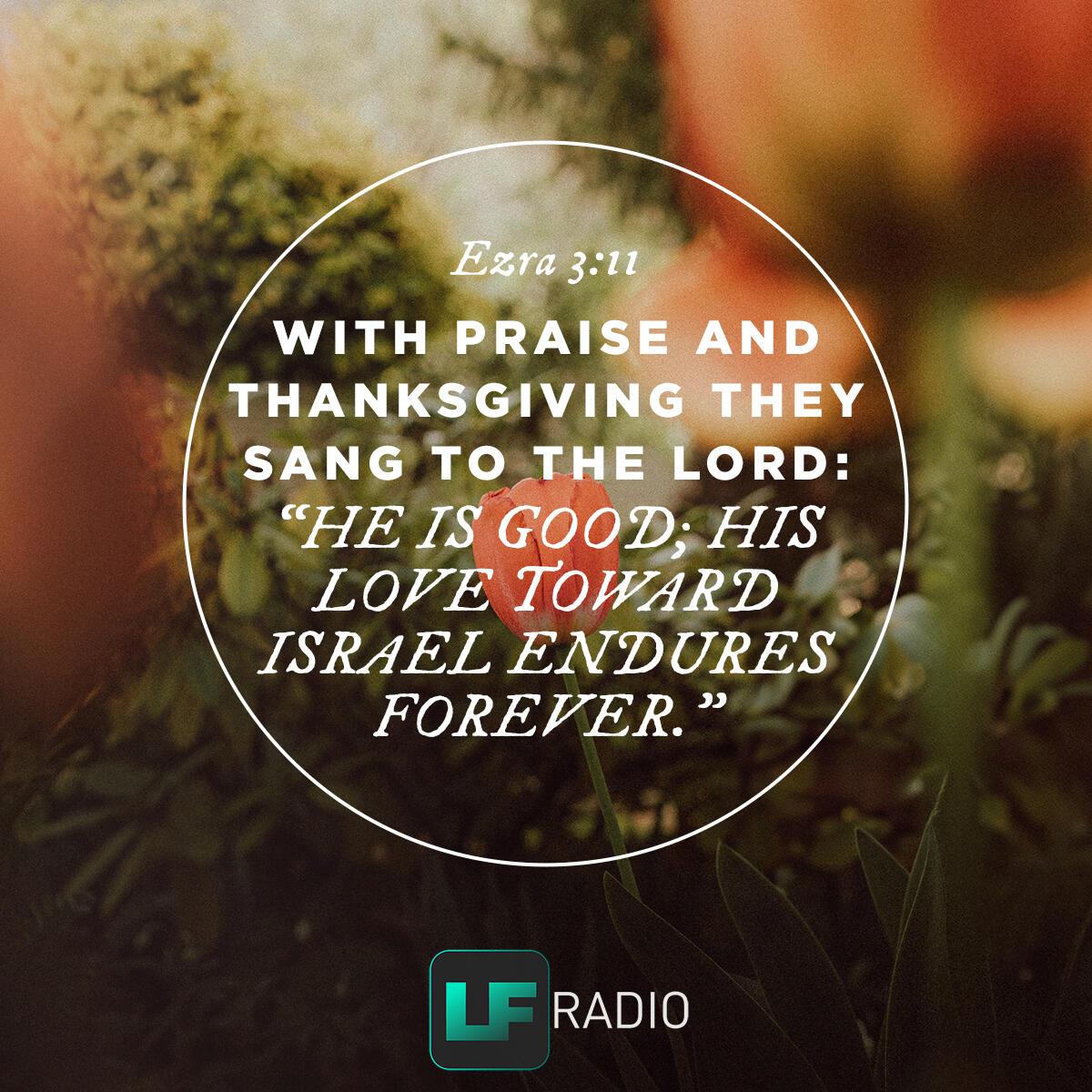 Ezra 3:11 - Verse of the Day