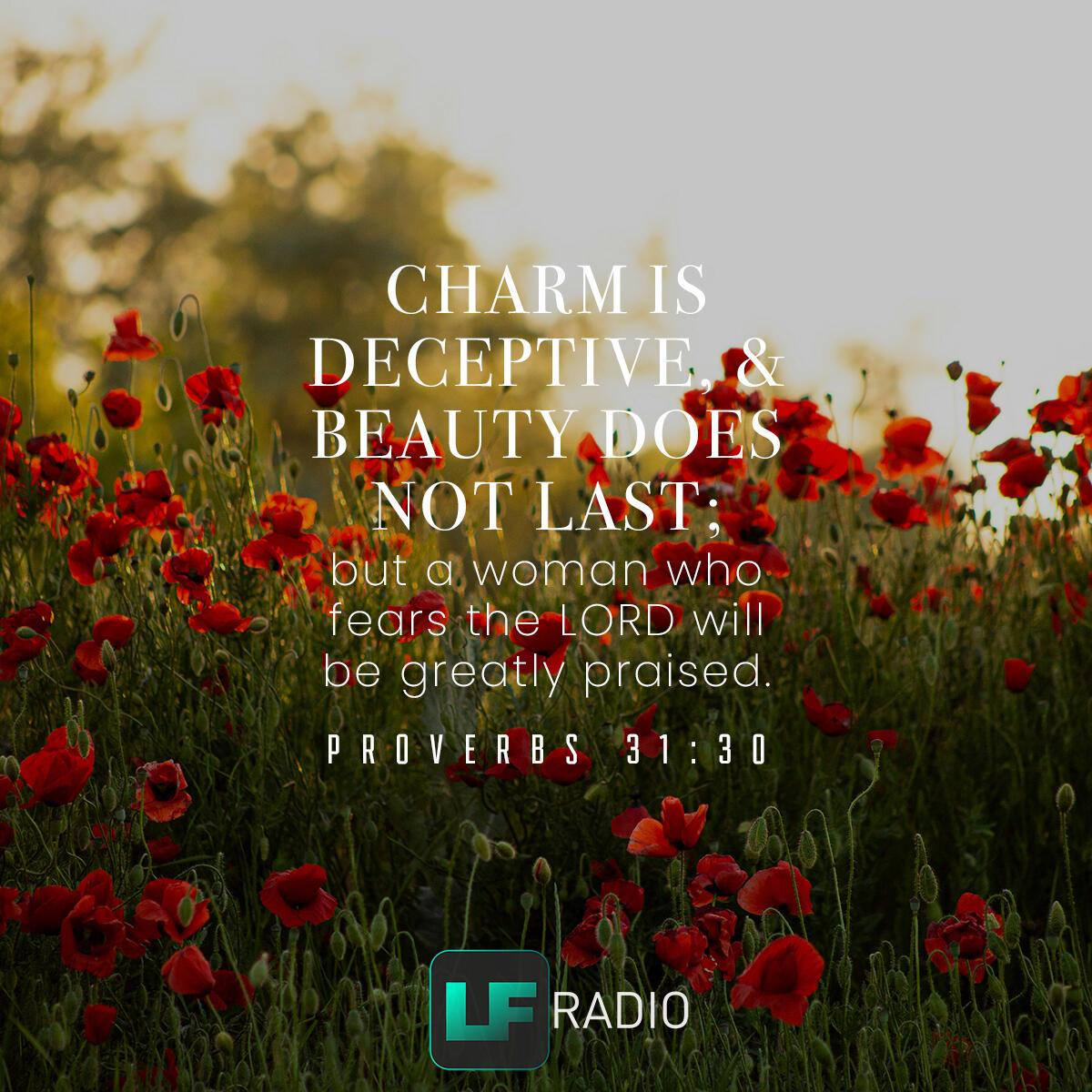 Proverbs 31:30 - Verse of the Day