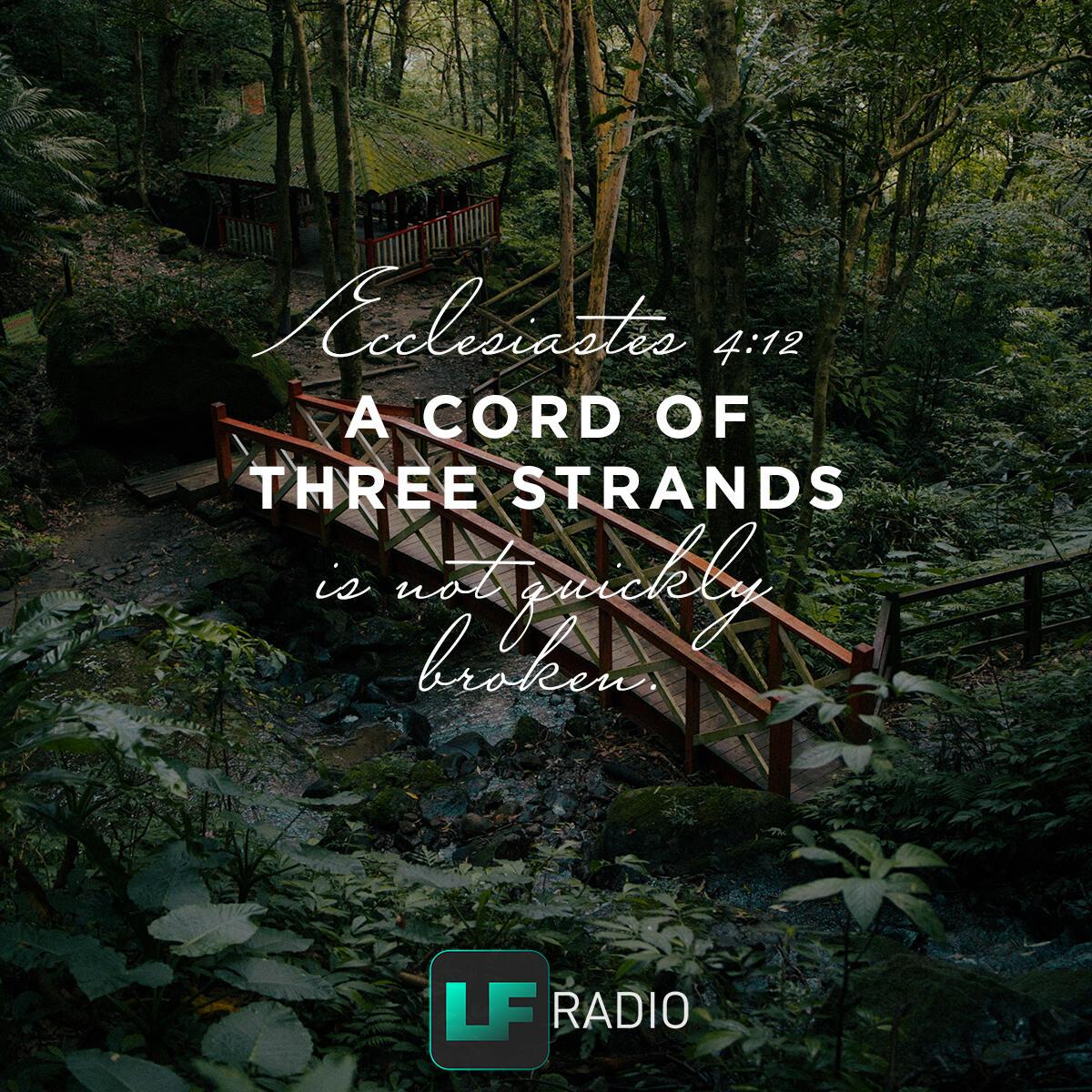 Ecclesiastes 4:12 - Verse of the Day