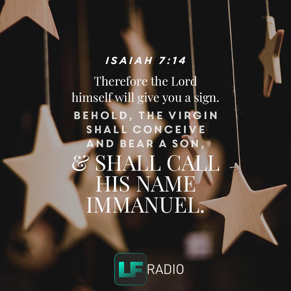 Isaiah 7:14 - Verse of the Day