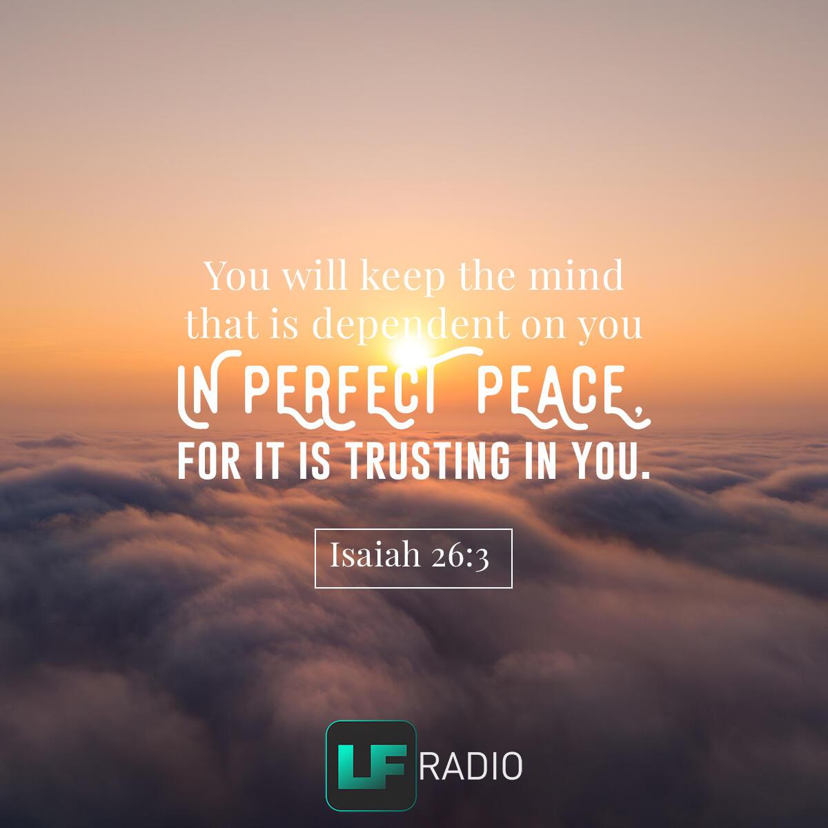 Isaiah 26:3 - Verse of the Day