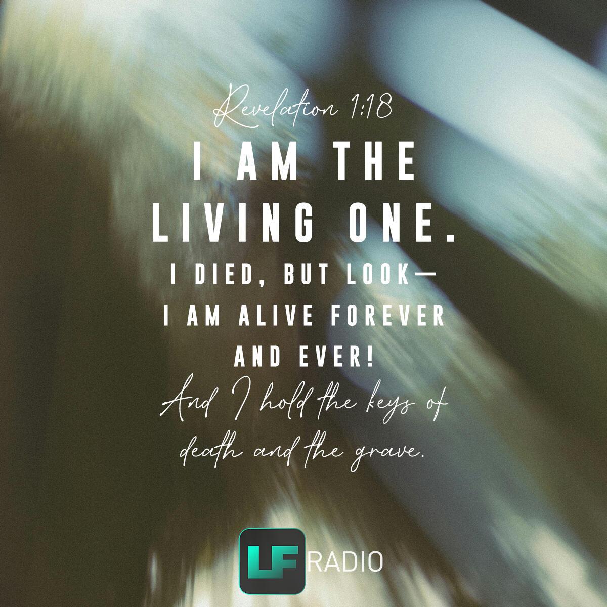 Revelation 1:18 - Verse of the Day