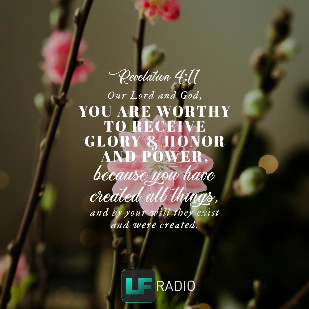 Revelation 4:11 - Verse of the Day