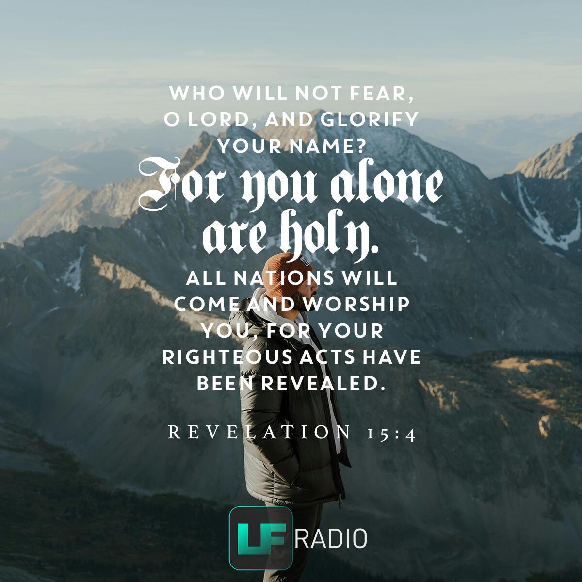 Revelation 15:4 - Verse of the Day