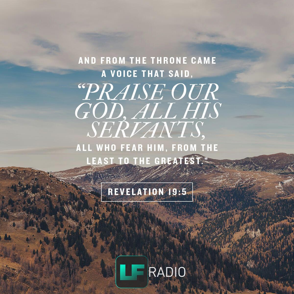 Revelation 19:5 - Verse of the Day