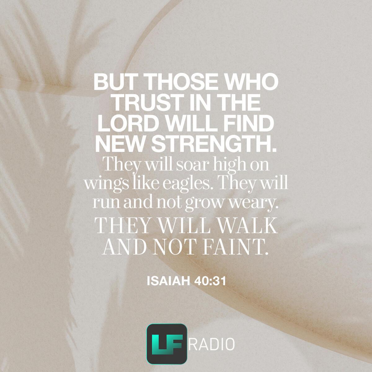 Isaiah 40:31 - Verse of the Day