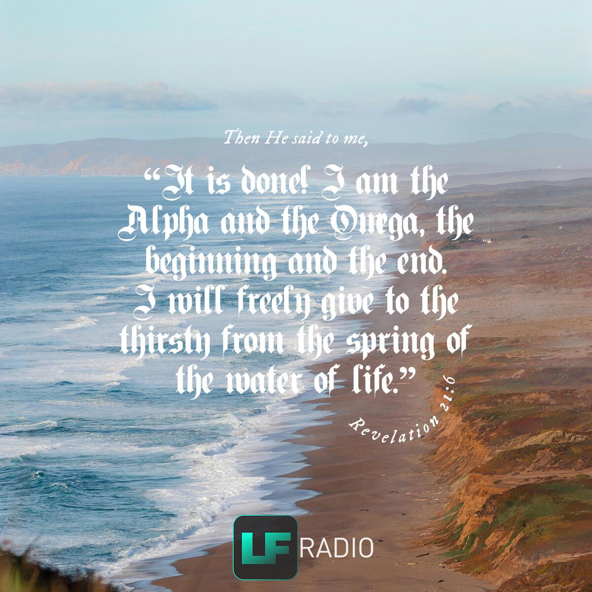 Revelations 21:6 - Verse of the Day