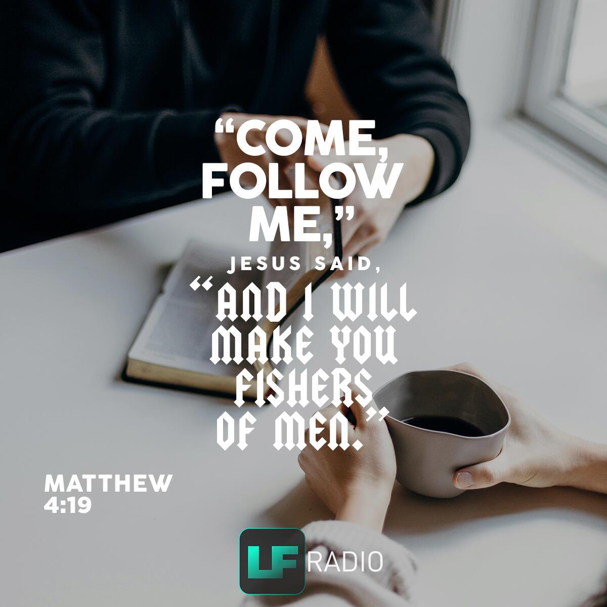 Matthew 4:19 - Verse of the Day