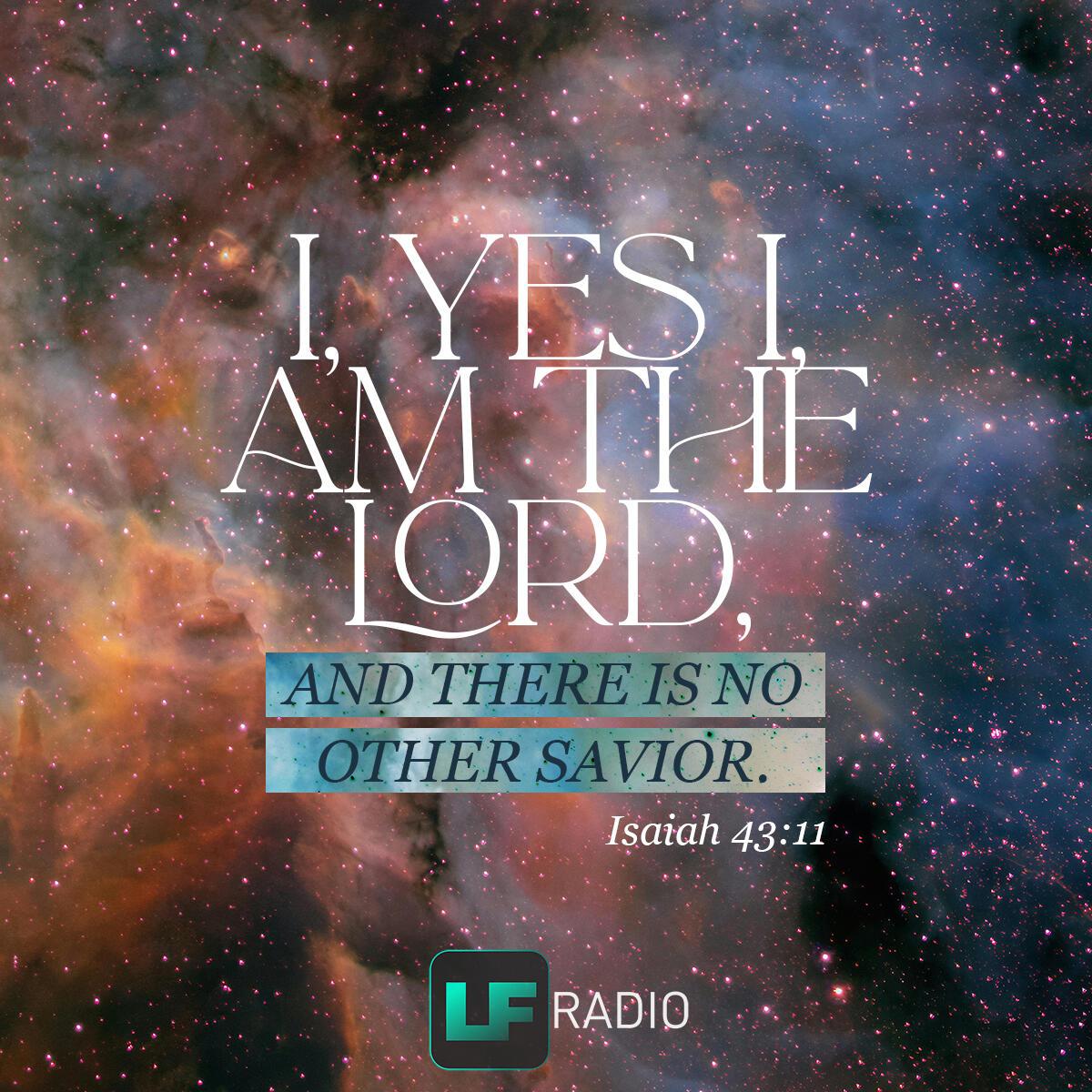 Isaiah 43:11 - Verse of the Day