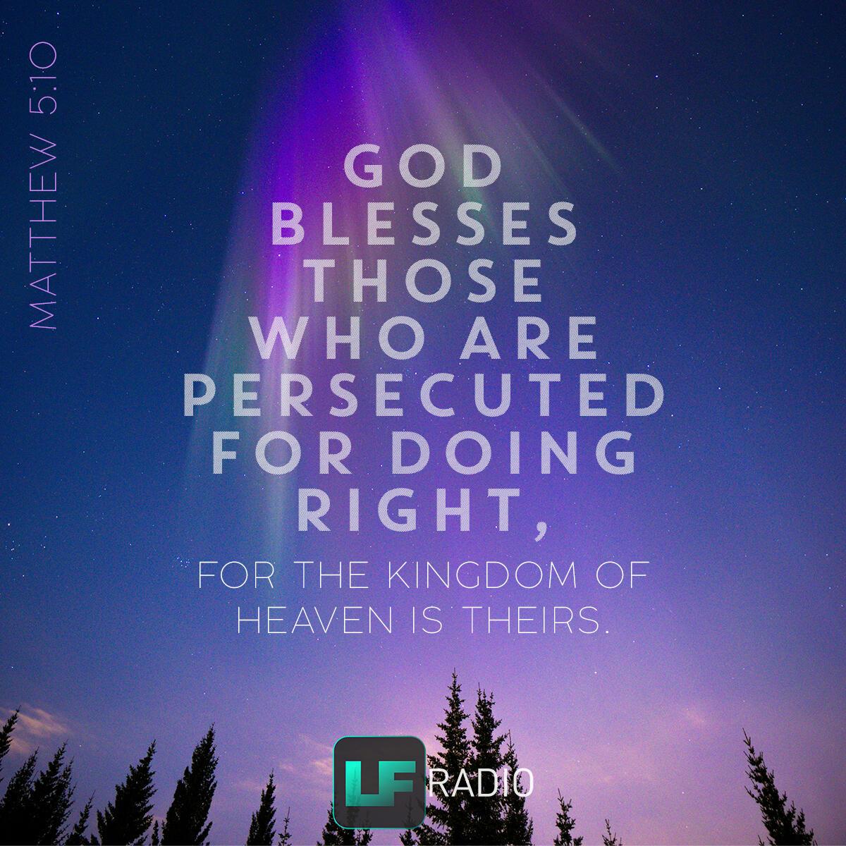 Matthew 5:10 - Verse of the Day