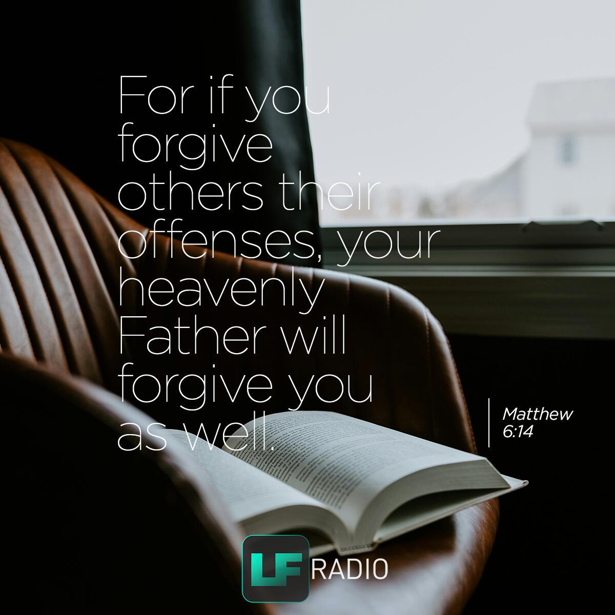 Matthew 6:14 - Verse of the Day
