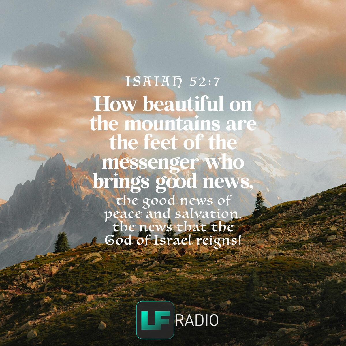 Isaiah 52:7 - Verse of the Day