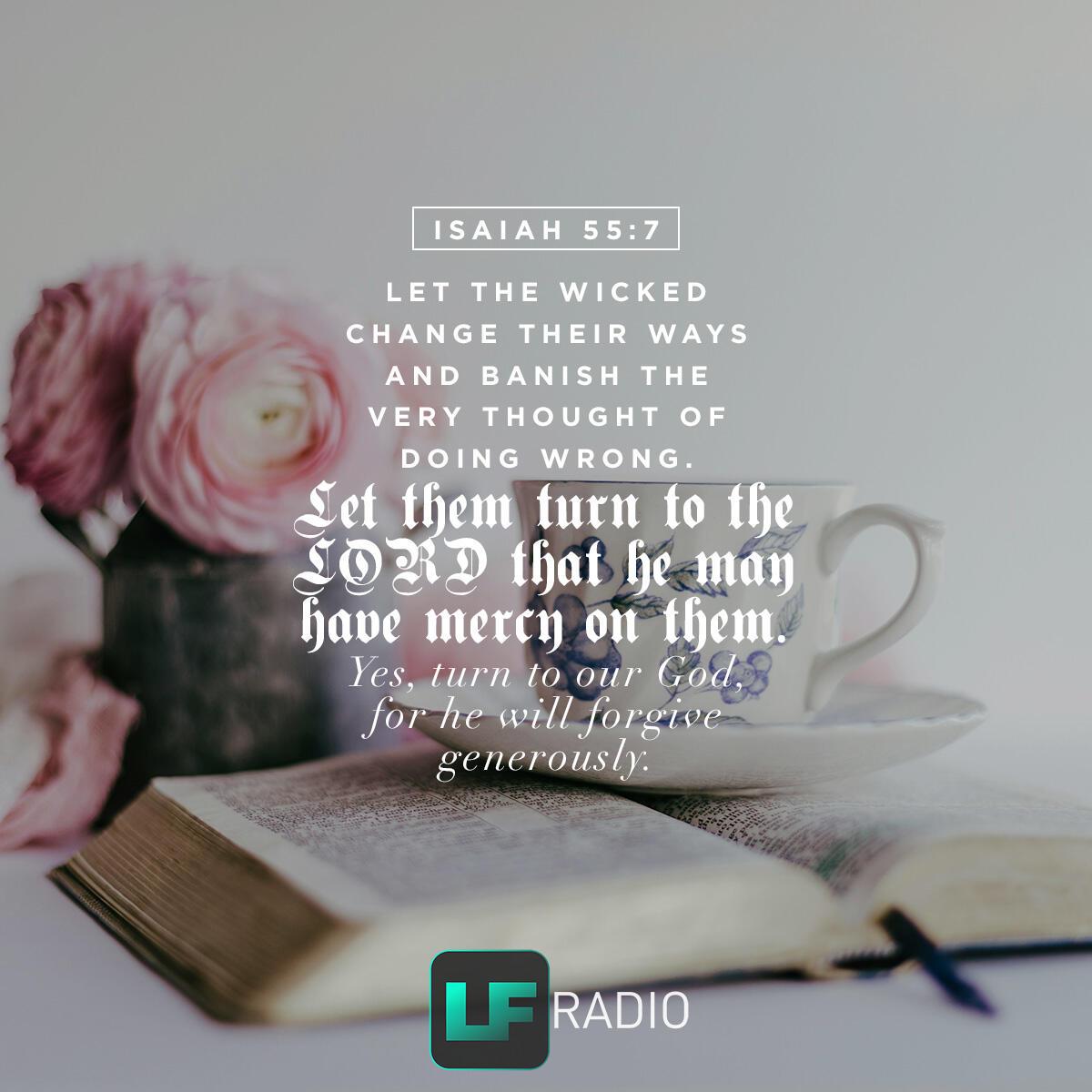 Isaiah 55:7 - Verse of the Day