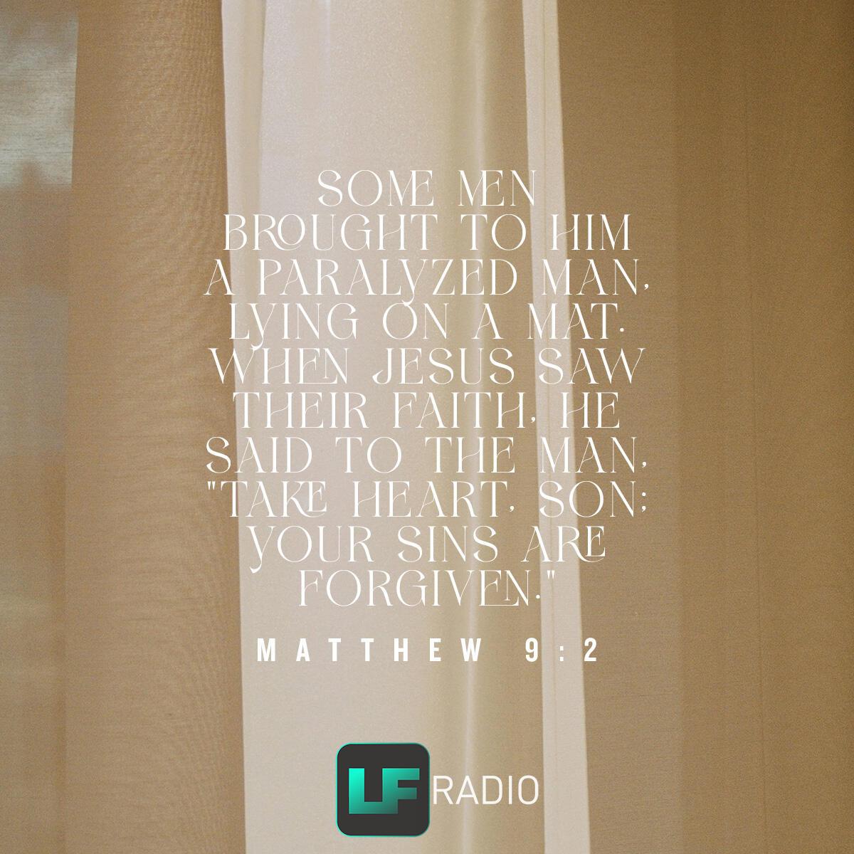 Matthew 9:2 - Verse of the Day