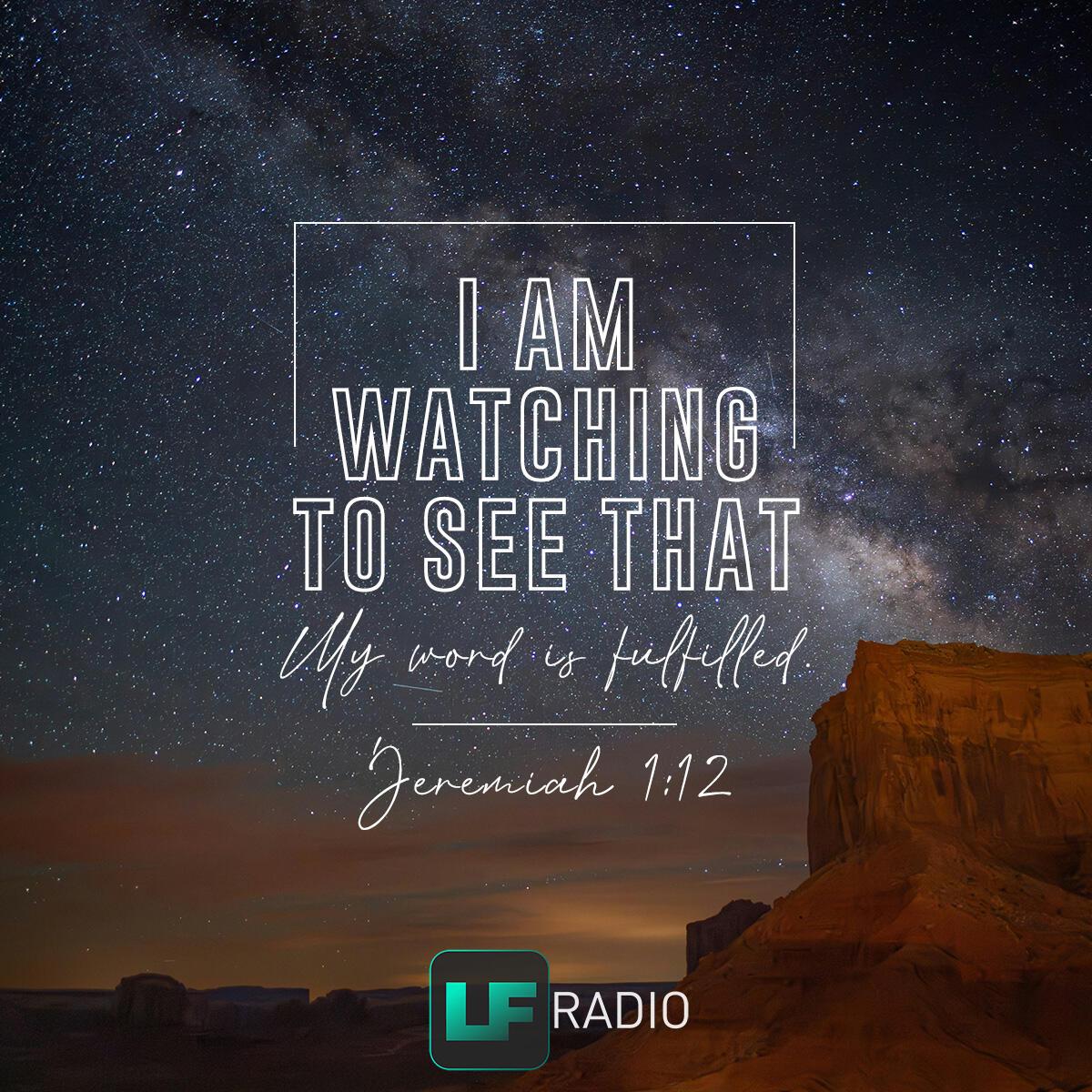 Jeremiah 1:12 - Verse of the Day
