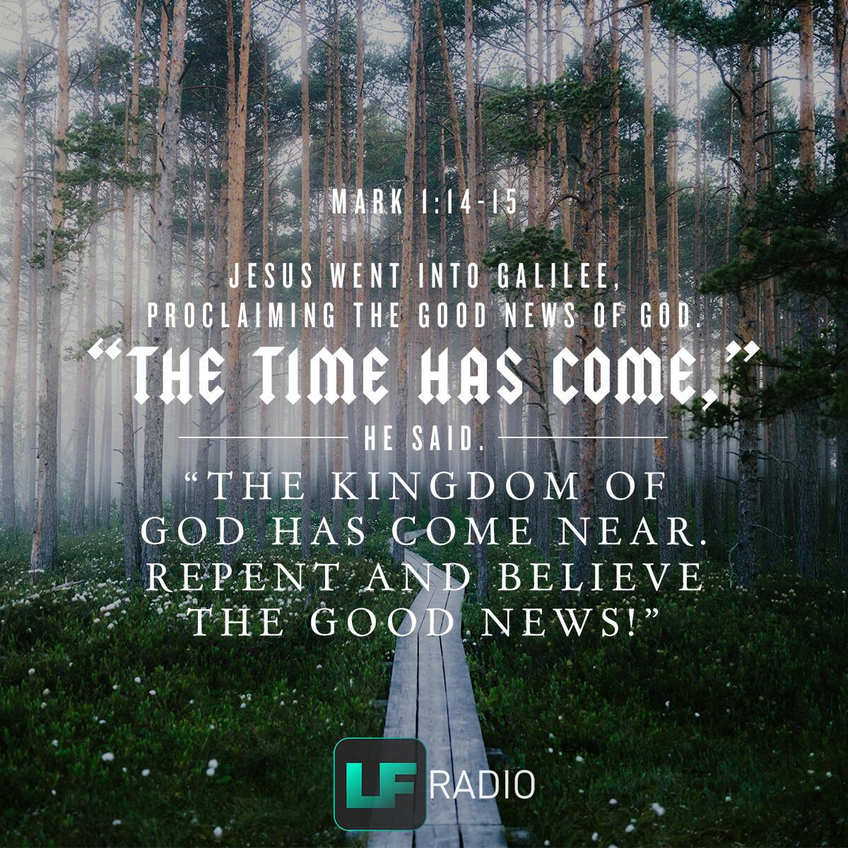 Mark 1:14-15 - Verse of the Day