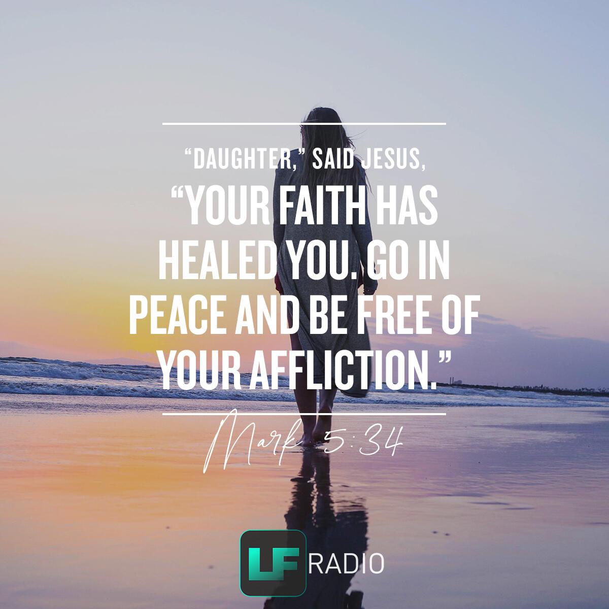 Mark 5:34 - Verse of the Day