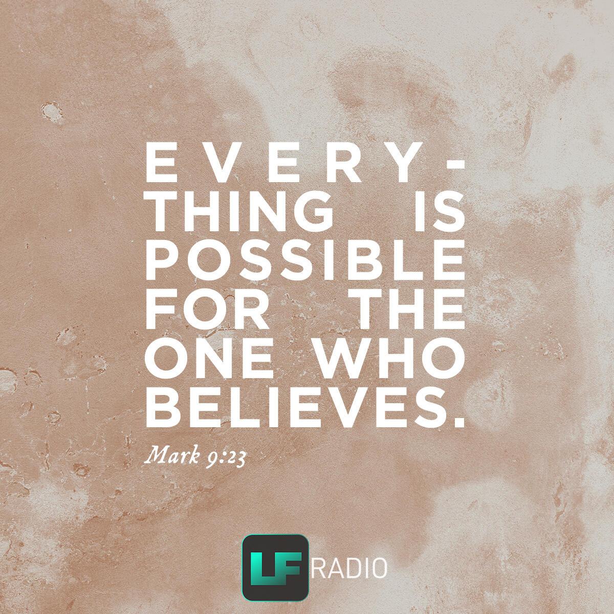 Mark 9:23 - Verse of the Day