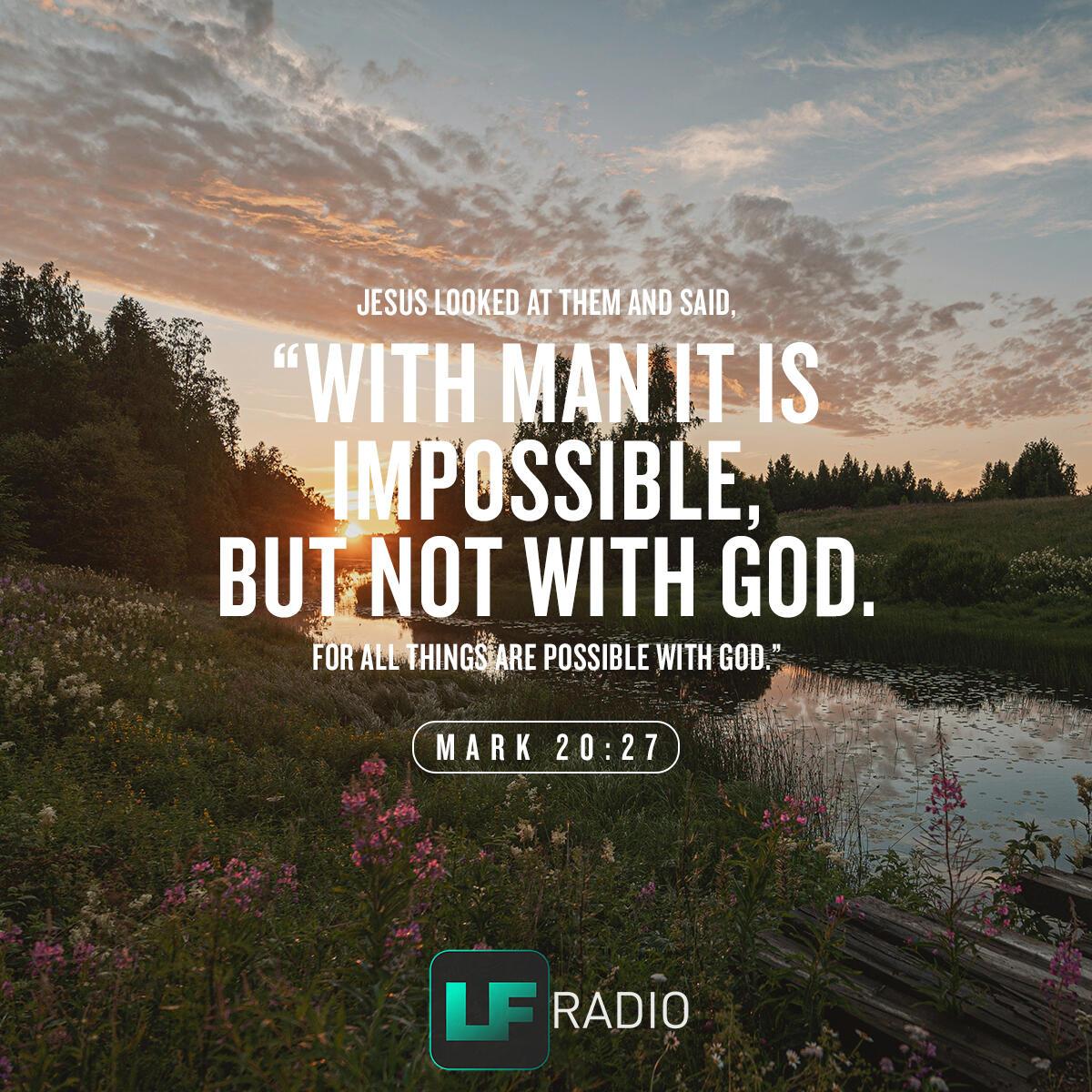 Mark 20:27 - Verse of the Day